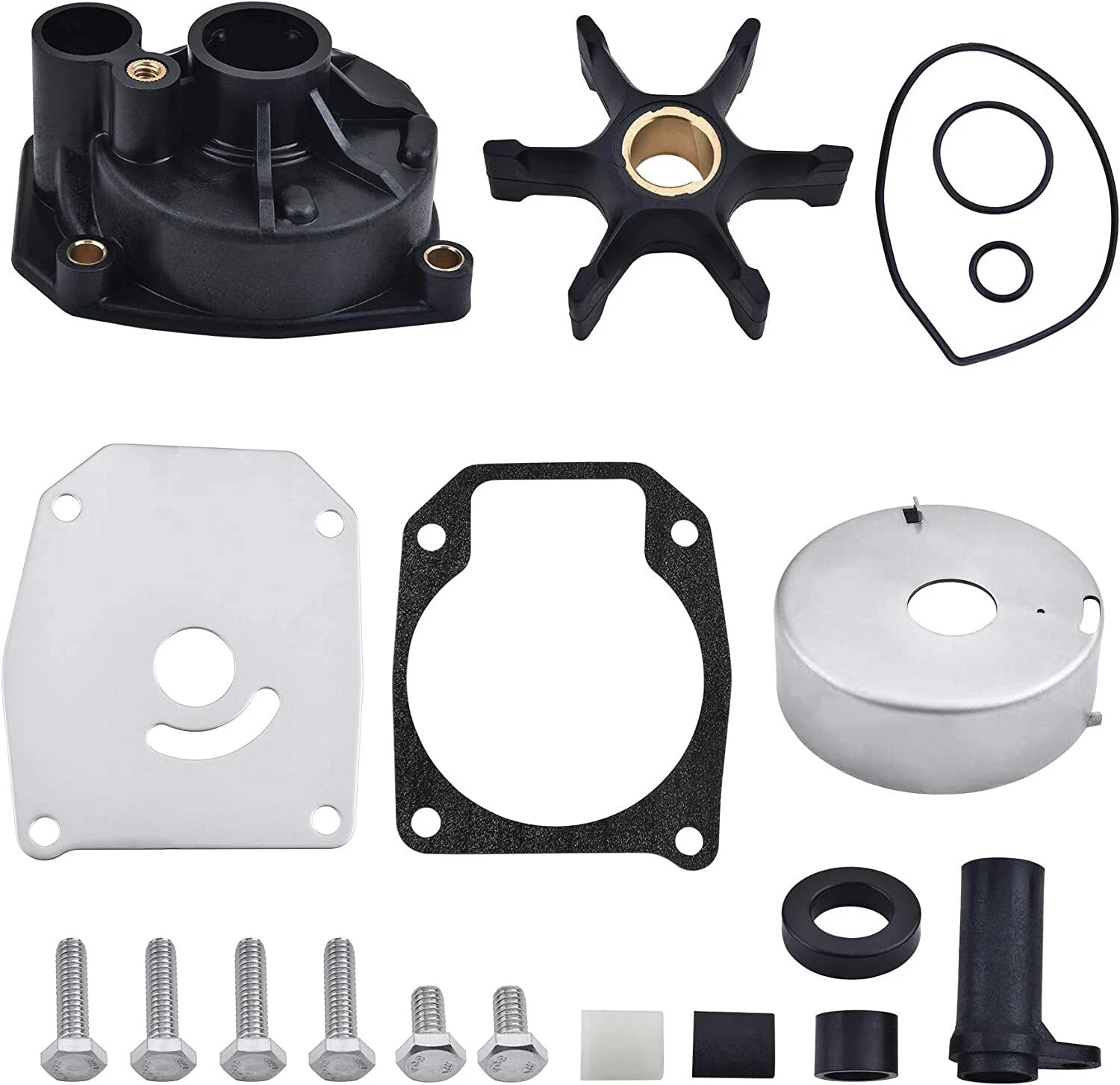 Water Pump Repair Kit for Johnson Evinrude Outboards 60-75 HP (432955, 438597)