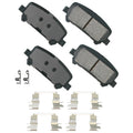 Akebono ProACT Ultra Premium Ceramic Brake Pads for (ACT1806)