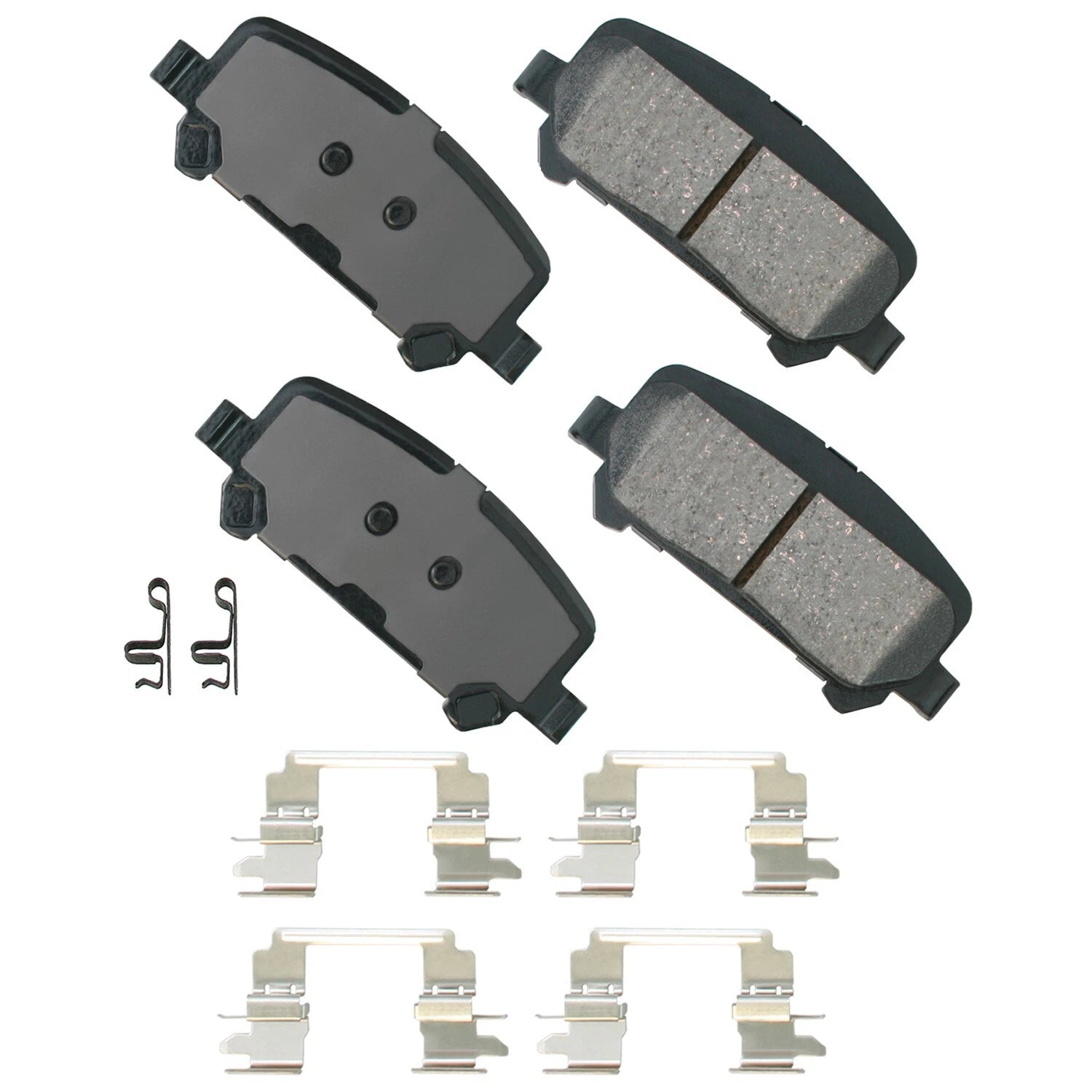 Akebono ProACT Ultra Premium Ceramic Brake Pads for (ACT1806)