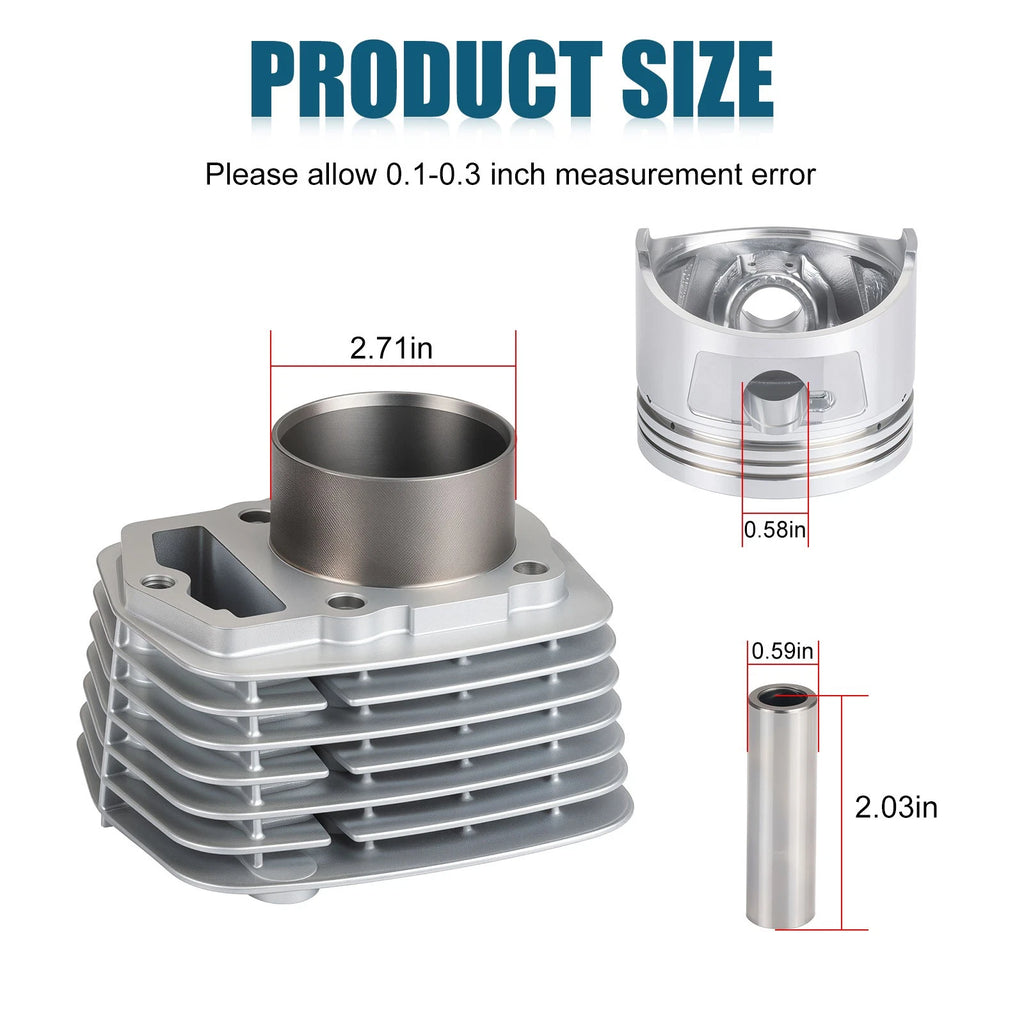 Cylinder Piston Top End Rebuild Kit for Honda XR200R (1981–2002)