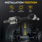 CV Axle Shaft Assembly for Jeep Renegade, Fiat 500X (2015–2021)