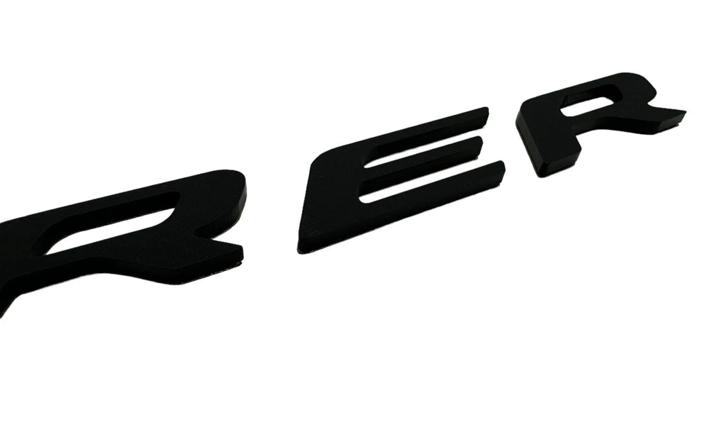 Rear Liftgate Hatch Letters Inserts Matte Black for 2020–2024 Ford Explorer