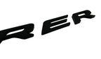 Rear Liftgate Hatch Letters Inserts Matte Black for 2020–2024 Ford Explorer