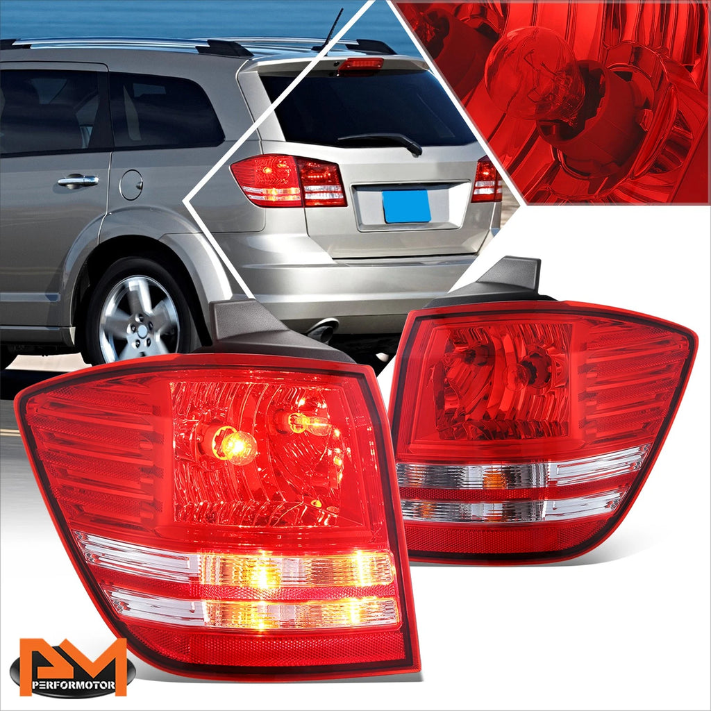 Chrome Housing Outer Tail Light Brake Lamp for Dodge Journey (2009–2020)