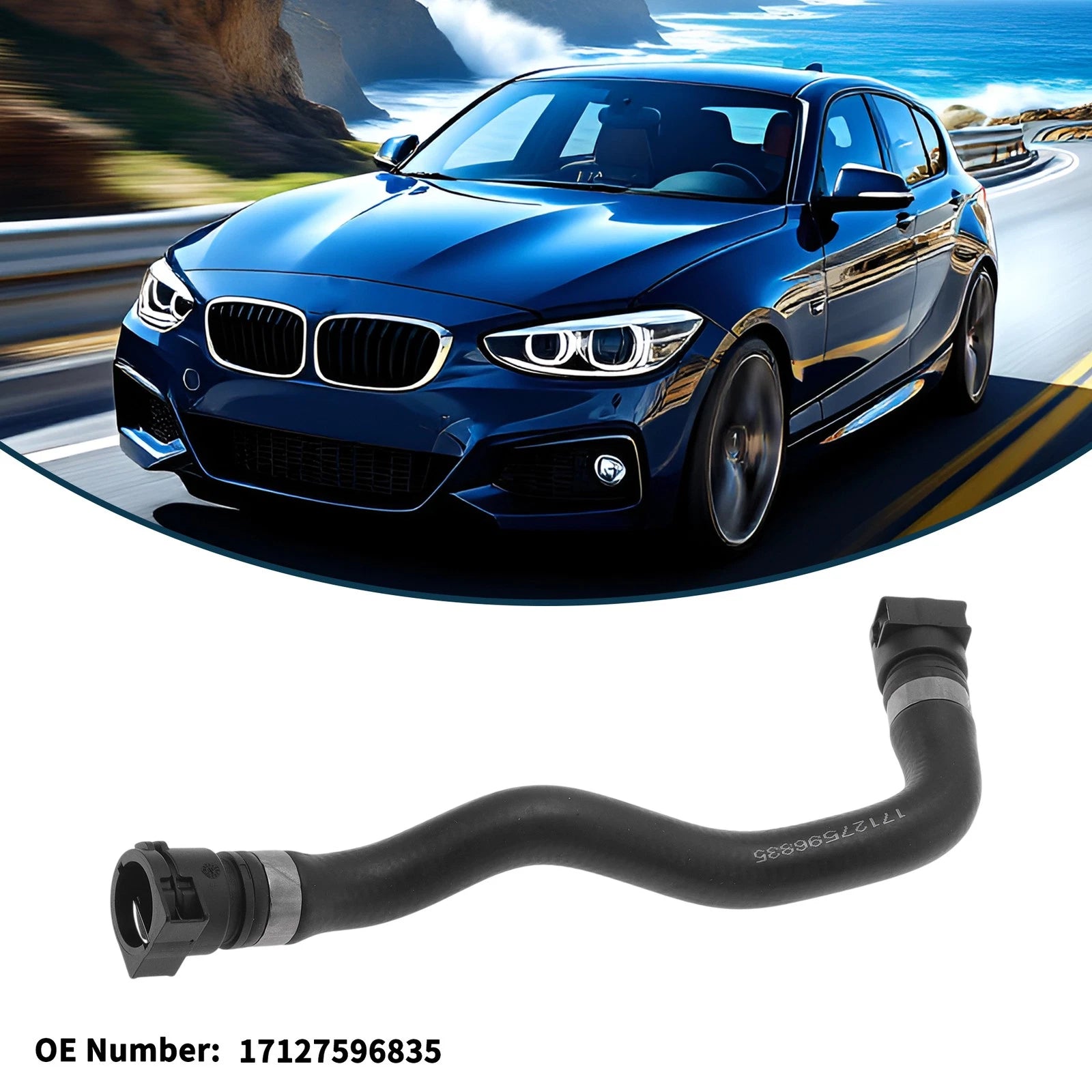 Radiator Hose No.17127596835 for BMW 3 Series (2012–2016)