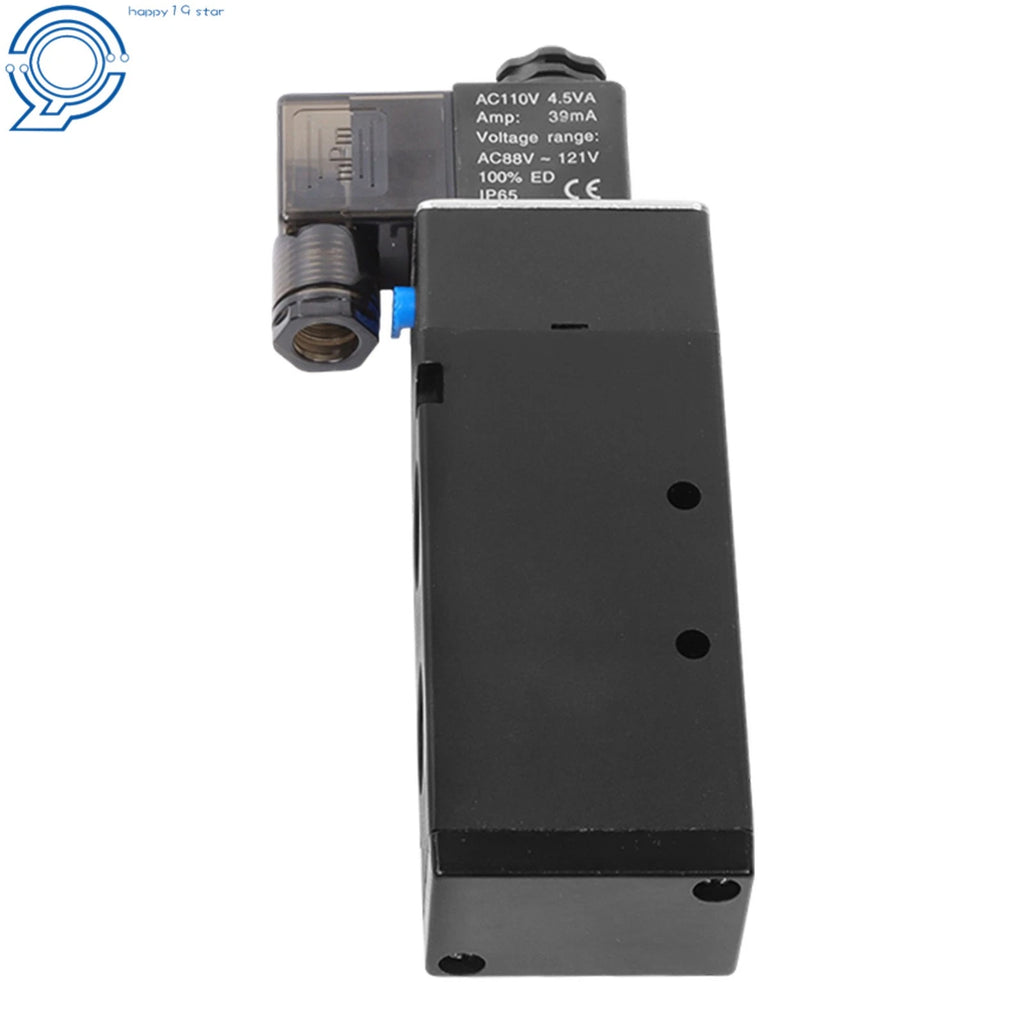 5 Way 110V AC Solenoid Valve for Double Acting Air Cylinder (NPT)