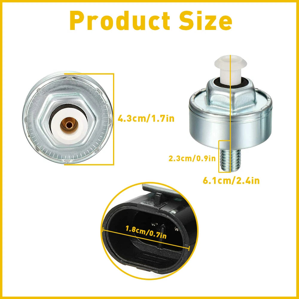 2X Knock Sensors for GMC Sierra & Chevy Silverado (2001-2006)