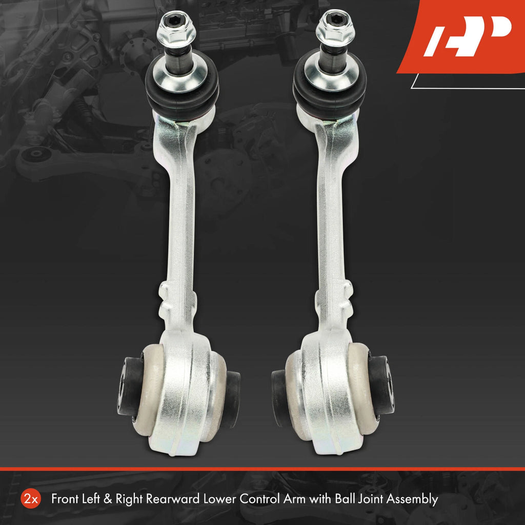 2X Front Lower Rearward Control Arm with Ball Joint for BMW X3 X4 (2011–2021)