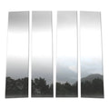 Chrome Pillar Post Covers for 2015-2024 Ford F-150 Extended Cab 4 Pieces