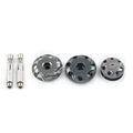 3X CNC Frame Hole Covers Fairing Bolts Caps for Kawasaki Ninja 1000 Z1000 Z1000SX