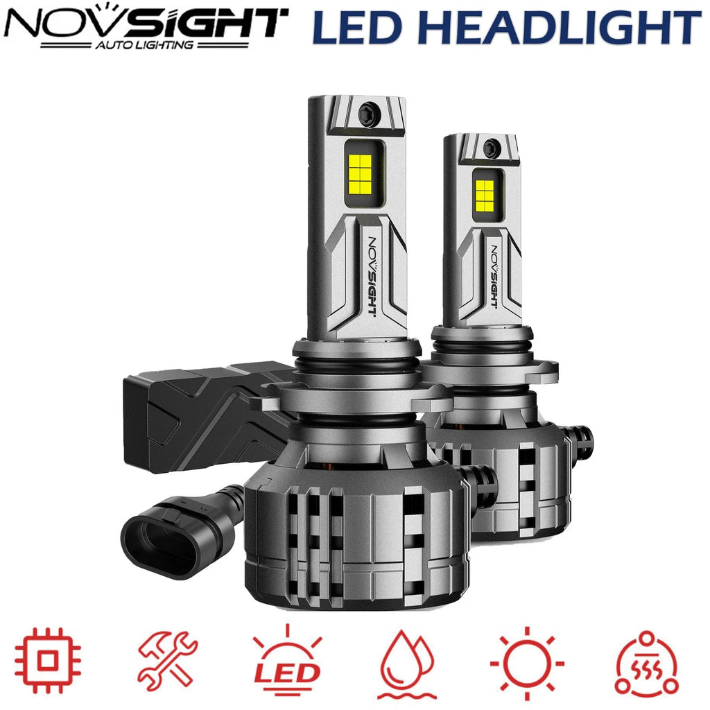 2X 9012 HIR2 LED Headlight Bulbs for 200W 6500K 40000LM