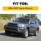Set of 2 Front Bumper Grille Headlight Filler Trim for Toyota 4Runner (2006–2009)