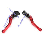 Brake Clutch Levers for Kawasaki Ninja 250 300 (2013–2018) Red