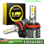 2X Yellow LED Fog Light Bulbs for H11/H8 (200W)