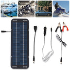 12V 30W Solar Panel Charger for Car RV Boat (Waterproof, Portable)