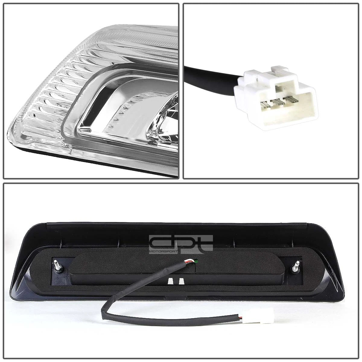 2X Chrome LED Third Tail Brake Light for Tundra (2007–2018)