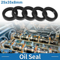 Set of 5 Oil Seal Rotary Shaft Seal for Various Models (25x35x8mm)