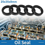 Set of 5 Oil Seal Rotary Shaft Seal for Various Models (25x35x8mm)