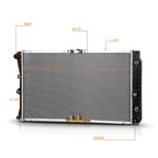 Aluminum Radiator DPI-1516 for Buick Roadmaster/Chevy Caprice/Impala (1994–1996)