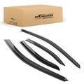 Set of 4 Wind Deflectors for Lexus IS200t IS250 IS350 (2014–2020) Black