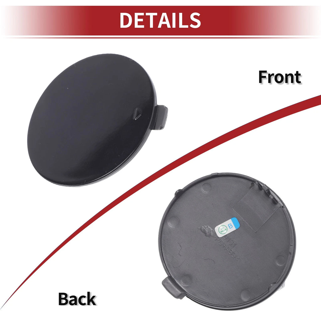 Tow Hook Cover for BMW X5 F15 M (2014–2018) No. 51118060131 Black