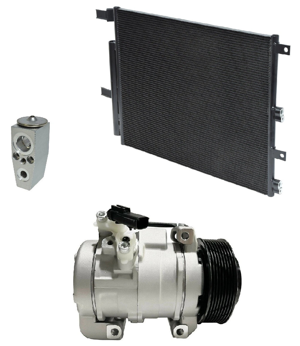 AC Compressor Kit w Condenser for Ram 2500 6.7L (2013–2018)