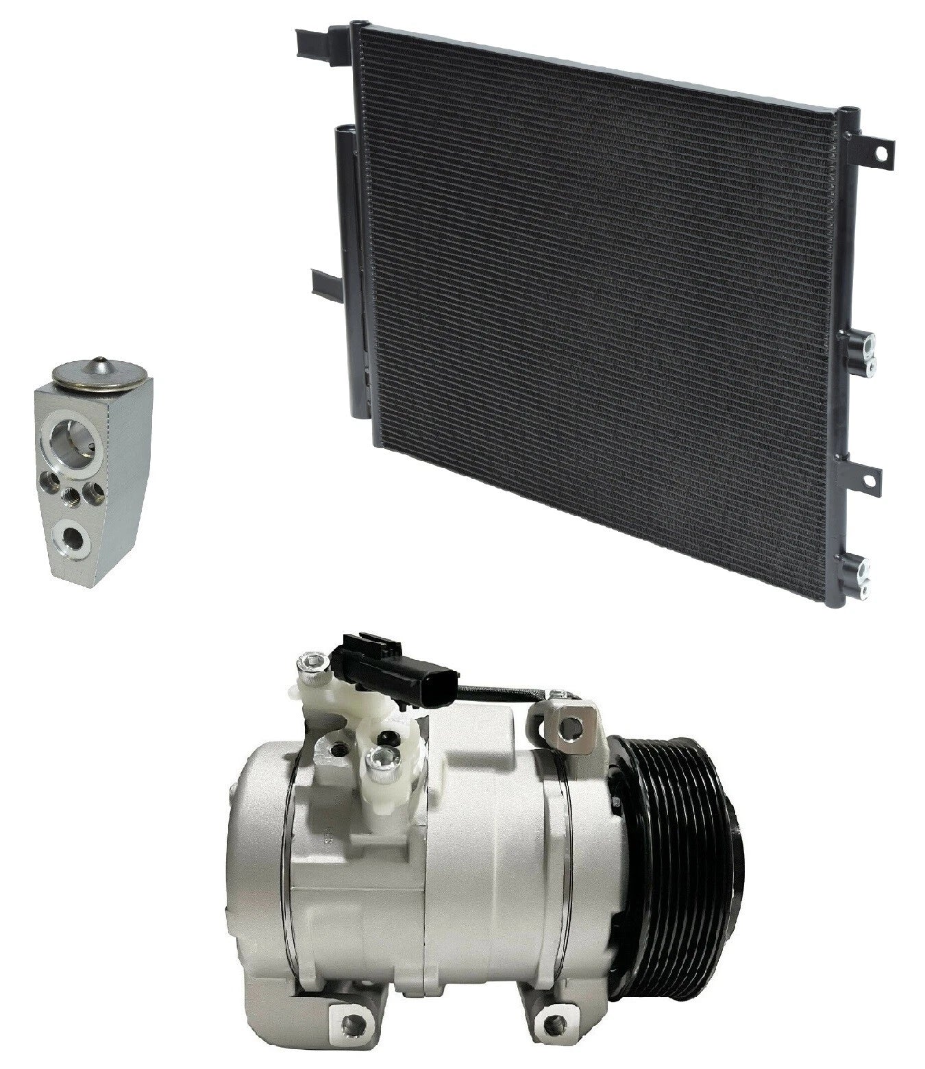 AC Compressor Kit w Condenser for Ram 2500 6.7L (2013–2018)