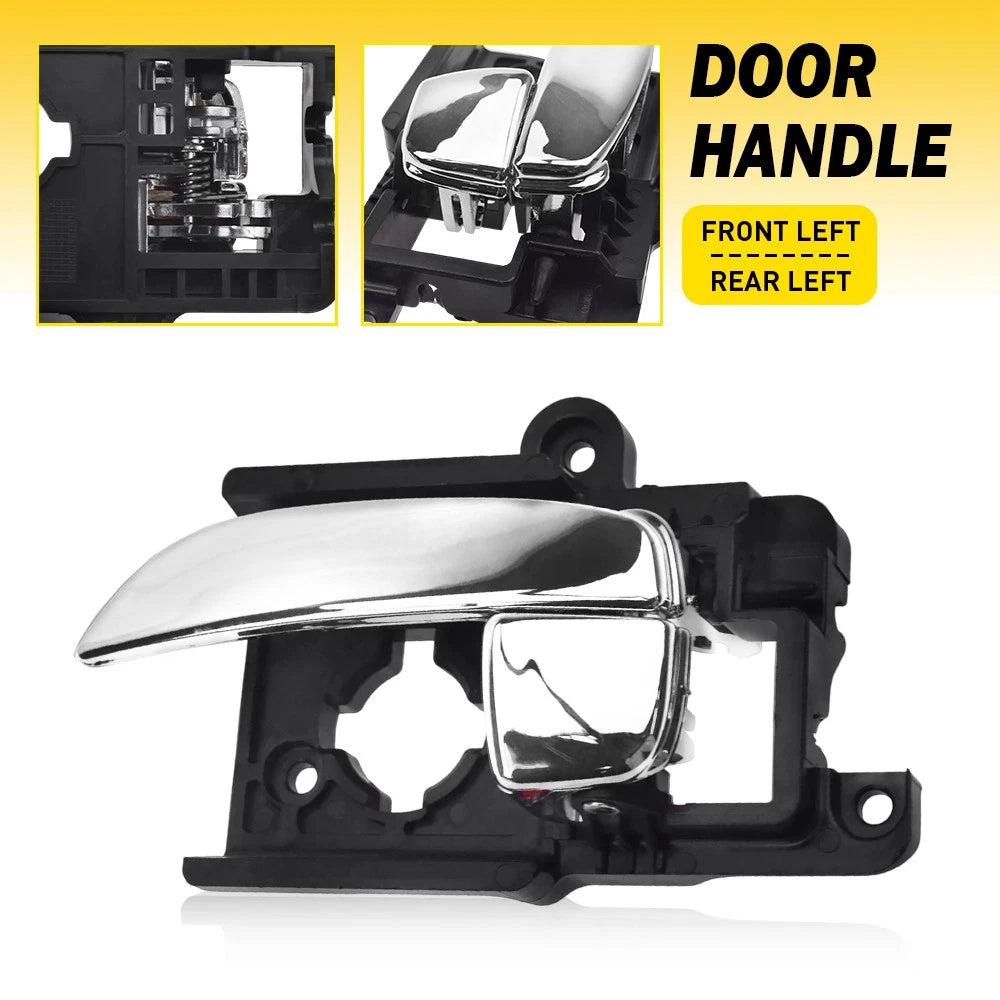 Interior Door Handle for Hyundai Elantra (2007–2010) - Left, Chrome
