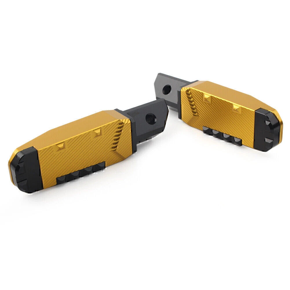 2X Gold Rear Passenger Foot Pegs for Honda CBR600RR (2003–2019) CBR600 F4/F4I (2001–2007)