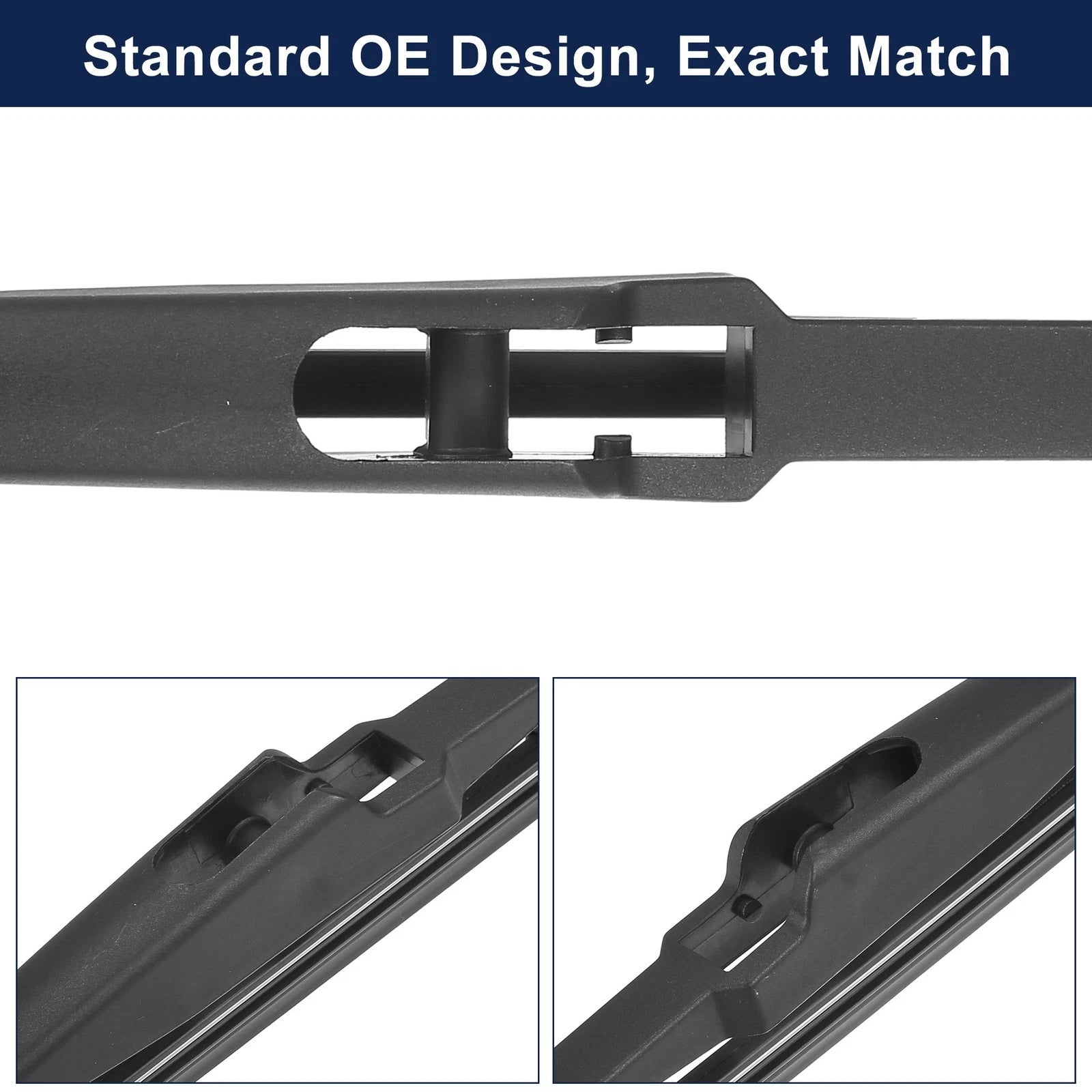 2X Rear Windshield Wiper Blade for Hyundai Grand Santa Fe (2013–2017)