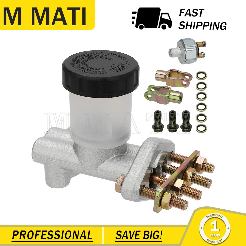 Hydraulic Brake Master Cylinder for Go Kart Buggy (90cc–250cc)