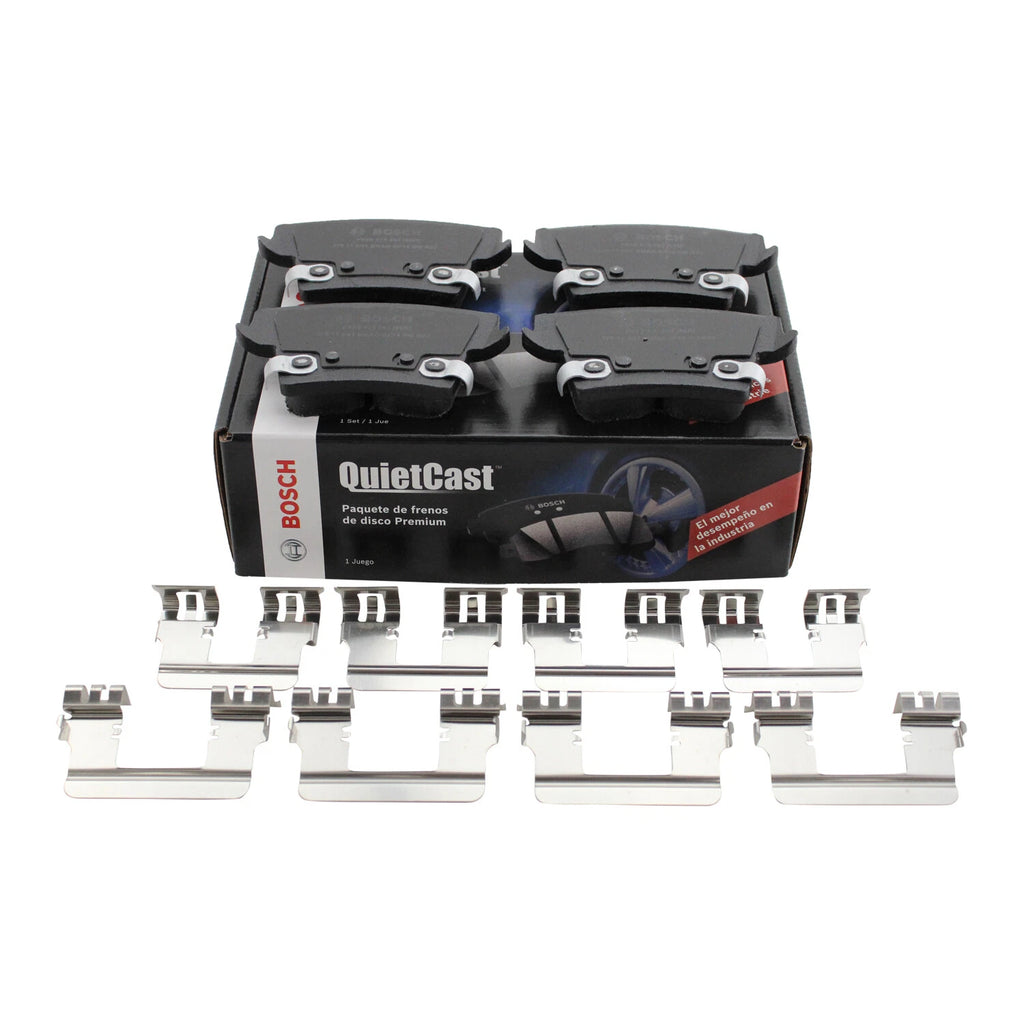 Set of 4 Bosch QuietCast Rear Ceramic Brake Pads for Dodge 300 Challenger Charger Magnum