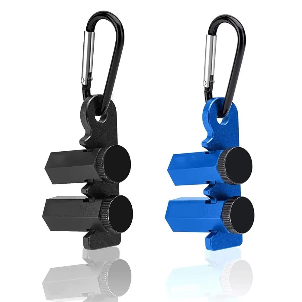 Set of 4 Tall Stair Gauges for Framing Square (Compatible) - Black Blue Design