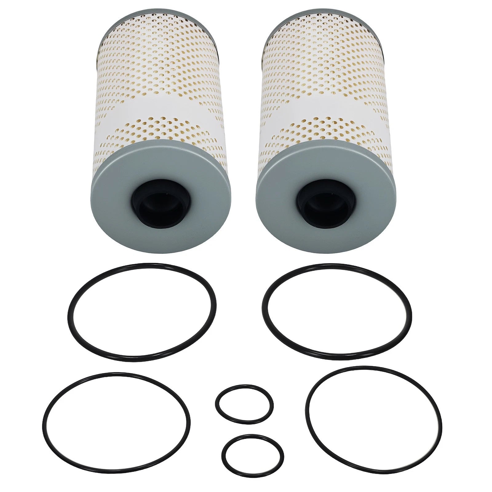 Set of 2 Fuel Filters FF5369 FF5369W for Freightliner Cascadia 125 113 (2008–2020)
