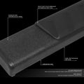 Set of 2 Running Boards for Toyota Tundra (2007–2021) - 4.5" Flat Step Bar