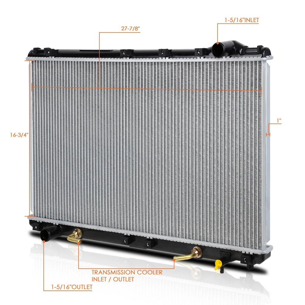 Aluminum Core Radiator for ES300/Camry V6/Avalon (1994–1999) DPI-1746