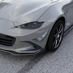 Carbon Look Front Bumper Side Fender Splitter Fin for Mazda MX-5 Miata (2016–2023)