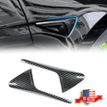 Carbon Fiber Style Side Fender Camera Vent Covers for Tesla Model 3 S X Y