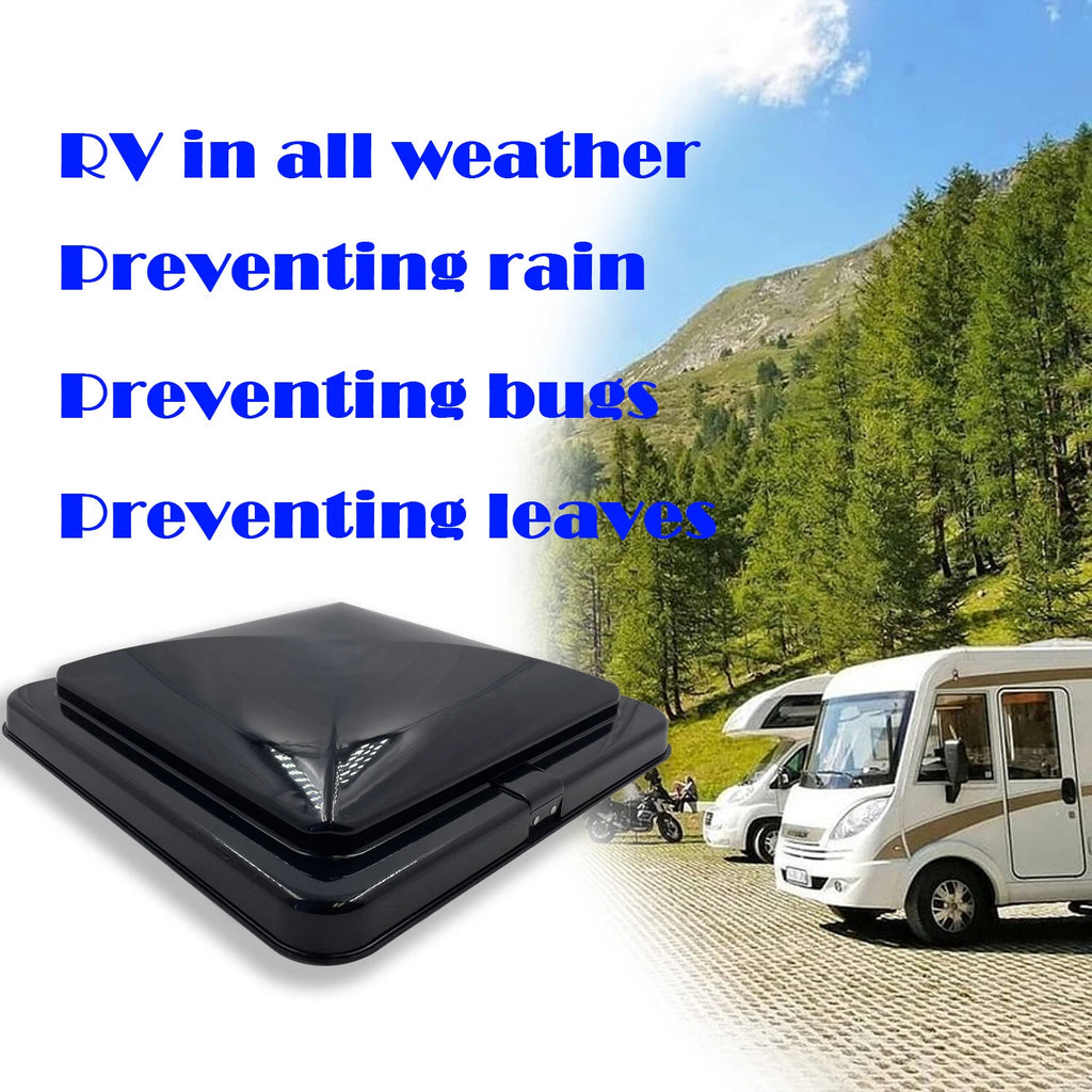 2 RV Roof Vent Cover Replacement Lids for Motorhome Camper Trailer (14" x 14")