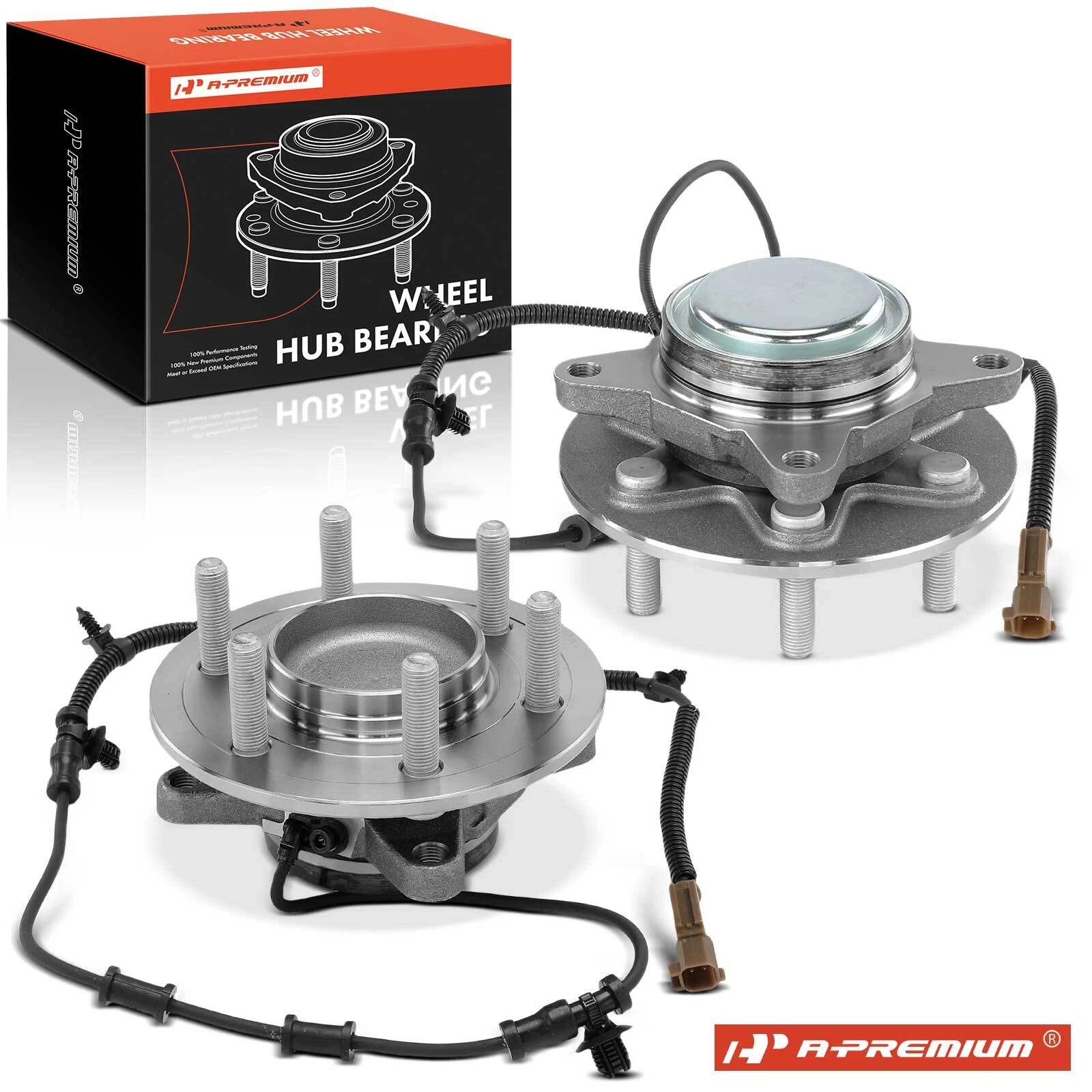 2X Front Wheel Hub & Bearing Assembly for Ford F-150 (2021–2024)