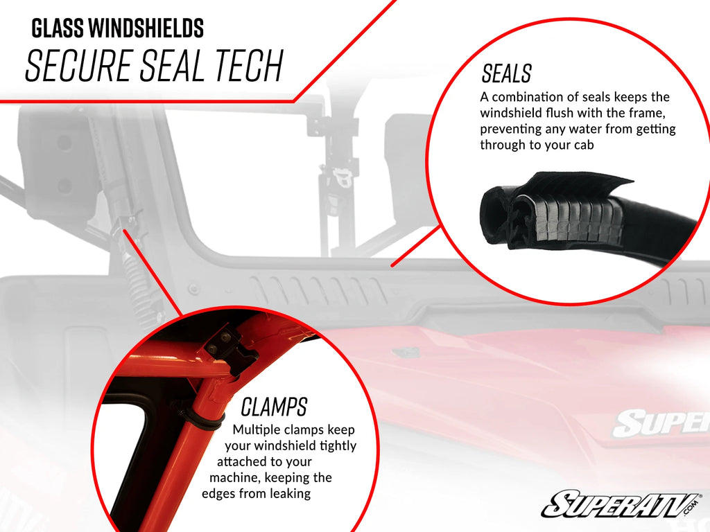 Full Glass Windshield for Bobcat UV34 (2019–Present)