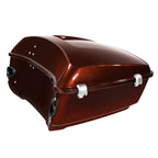 King Trunk for Harley Touring (2014–2025) Auburn Sunglo Black Hole Rich Bourbon