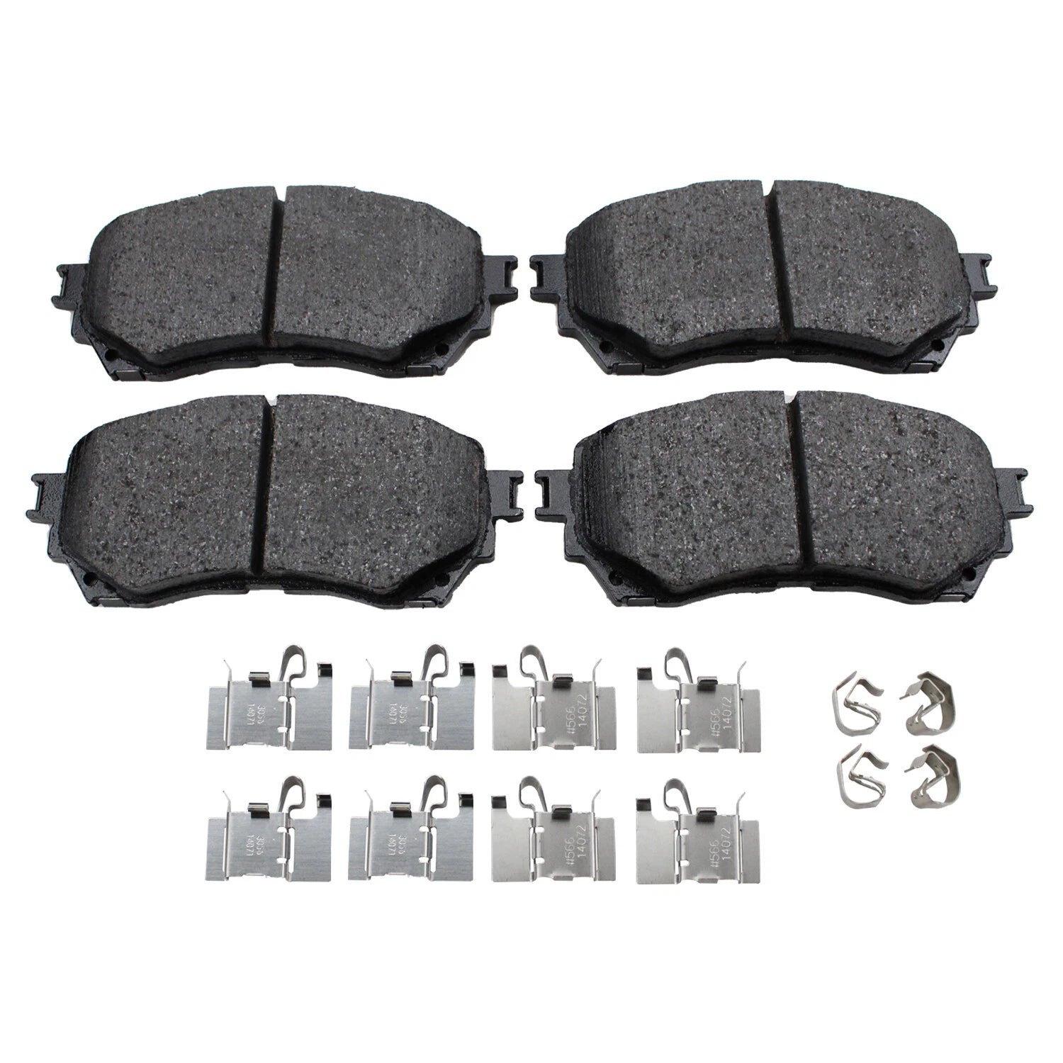 Set of 4 Akebono ProACT Ultra Premium Ceramic Front Brake Pads for Mazda 6 (2014–2020)