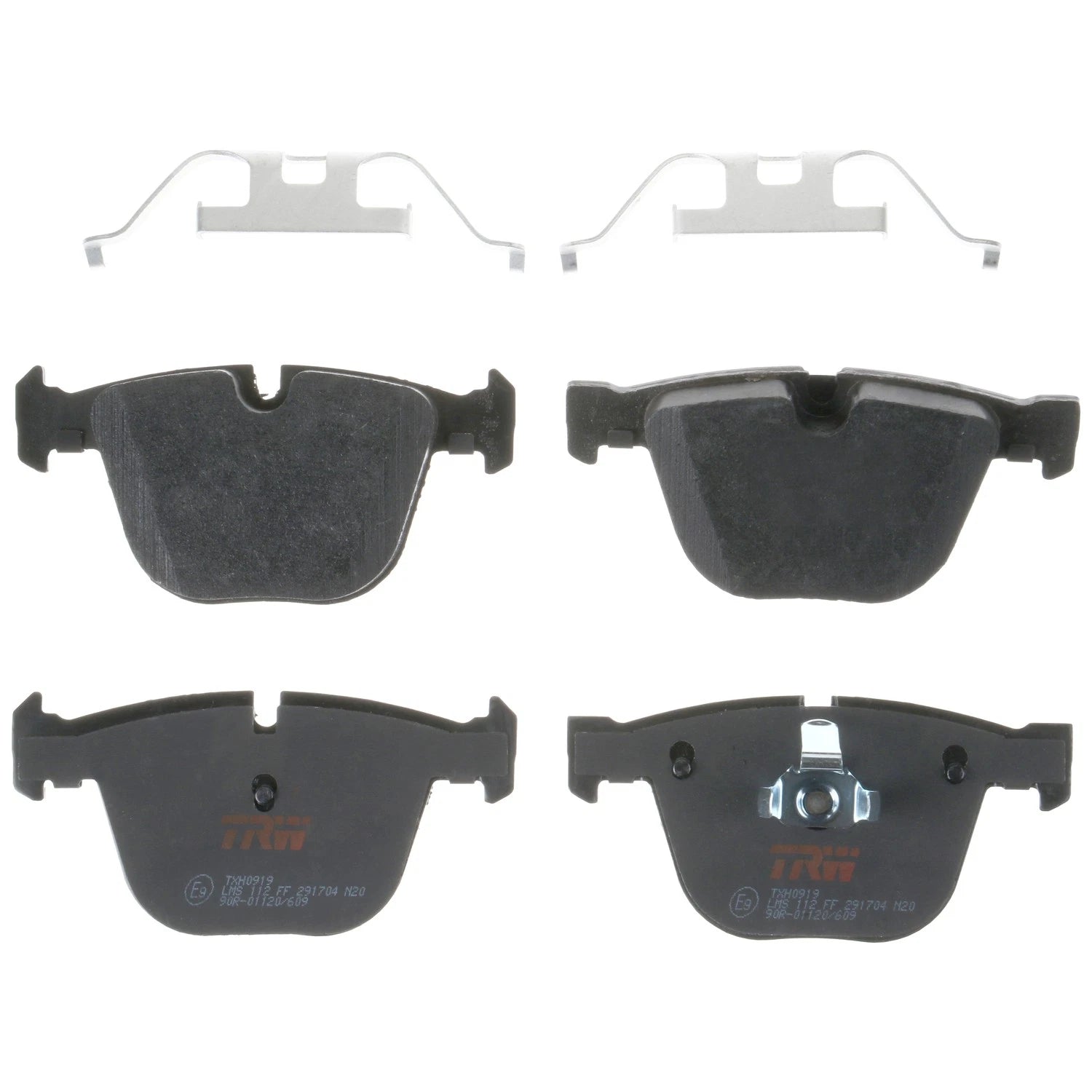 Set of 4 Disc Brake Pads for BMW X5 (2007–2018)