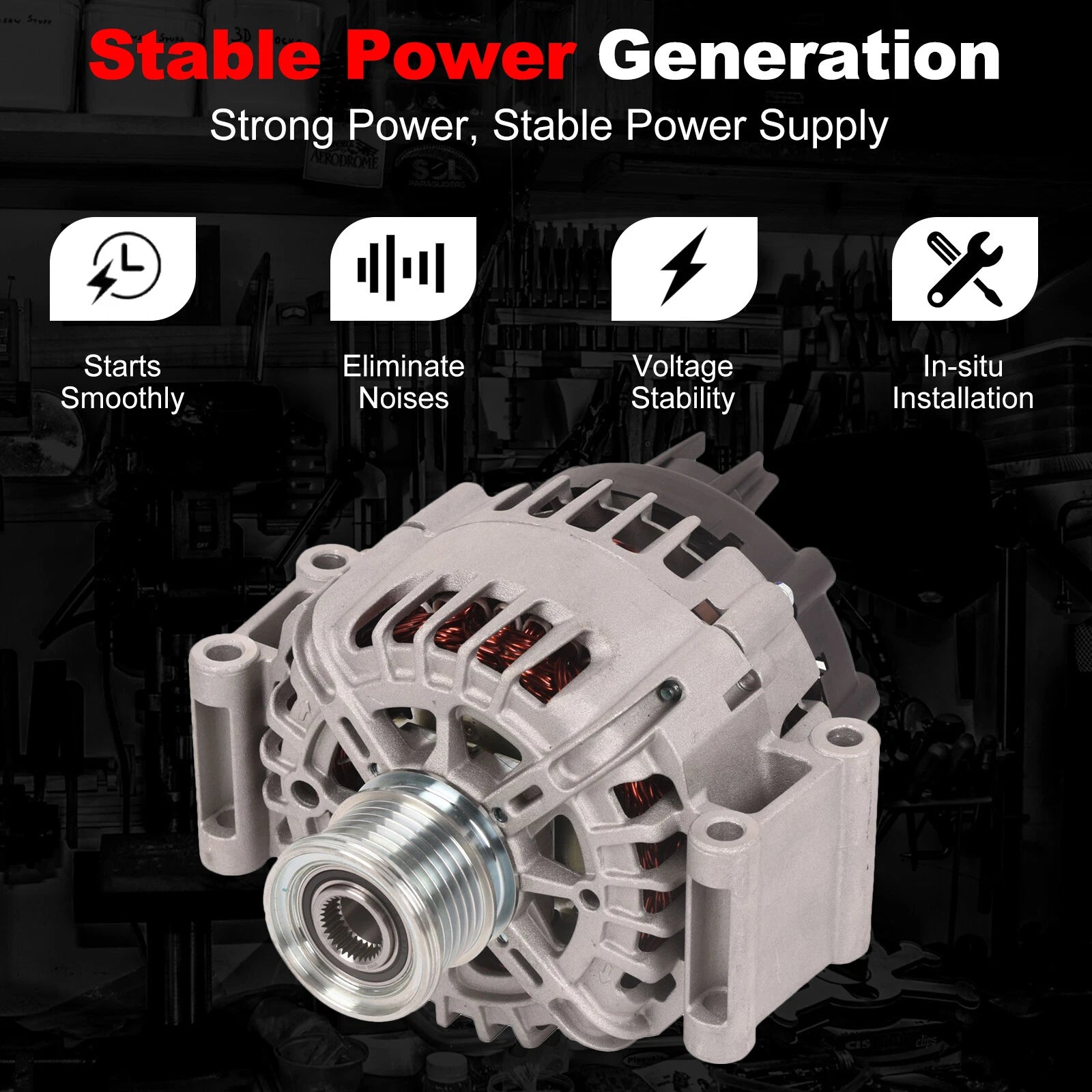 12V Alternator for Mercedes Benz C250 (2012-2015)