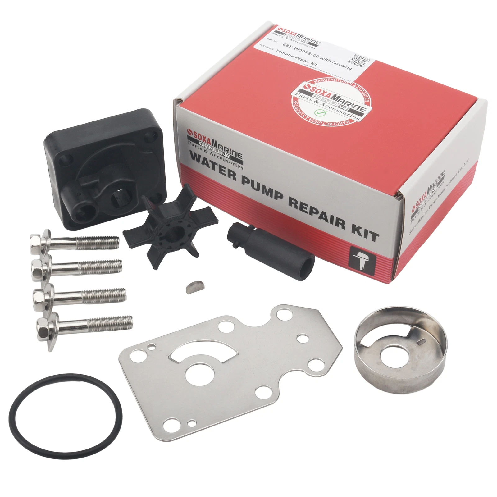 Outboard Water Pump Rebuild Kit for Yamaha F8 F9.9 (4S 6 8 9.9 HP)