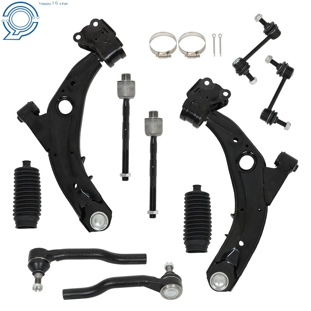 Set of 10 Front Lower Control Arms for Ford Edge Lincoln MKX (2007-2014)