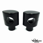 2" Tall Handlebar Risers for Harley Bobber Chopper (Paughco)