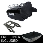 King Trunk Backrest Mount Rack for Harley Touring Street Glide (2014–2026)