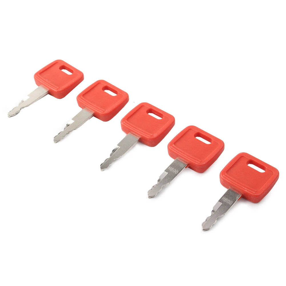 5 Pcs Ignition Key for John Deere Excavator (AT194969, AT147803, H800)